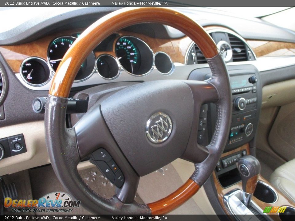 2012 Buick Enclave AWD Cocoa Metallic / Cashmere Photo #14