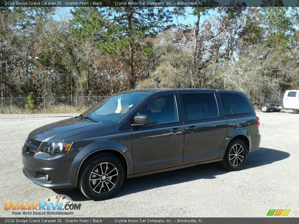 2018 Dodge Grand Caravan SE Granite Pearl / Black Photo #1
