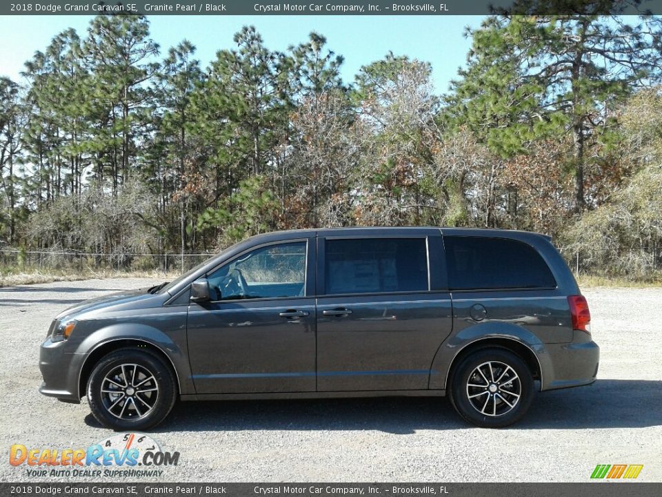 2018 Dodge Grand Caravan SE Granite Pearl / Black Photo #2