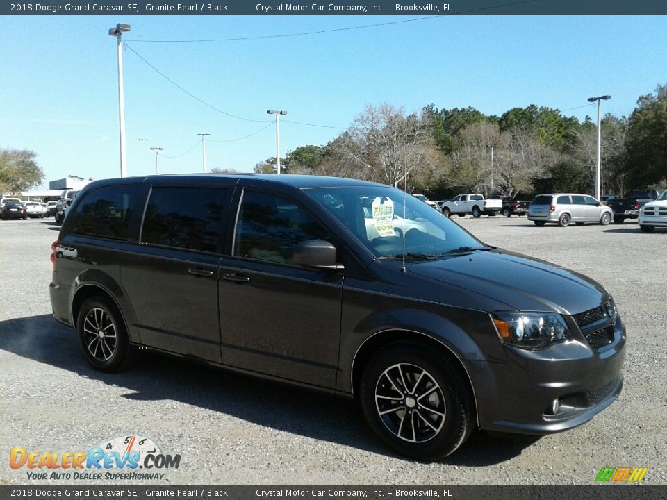2018 Dodge Grand Caravan SE Granite Pearl / Black Photo #7