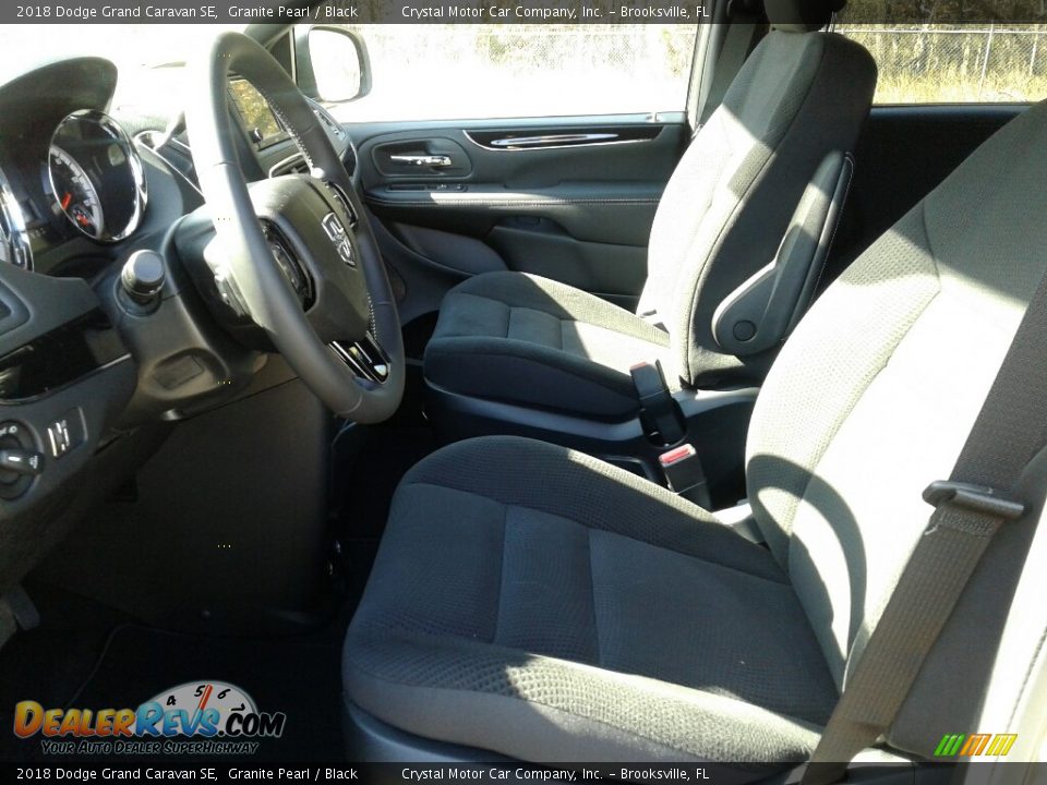 2018 Dodge Grand Caravan SE Granite Pearl / Black Photo #9