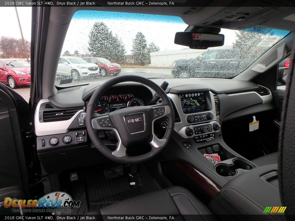 Jet Black Interior - 2018 GMC Yukon SLT 4WD Photo #12