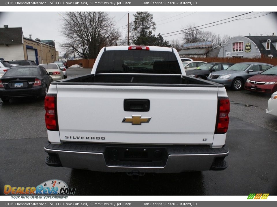 2016 Chevrolet Silverado 1500 LT Crew Cab 4x4 Summit White / Jet Black Photo #7