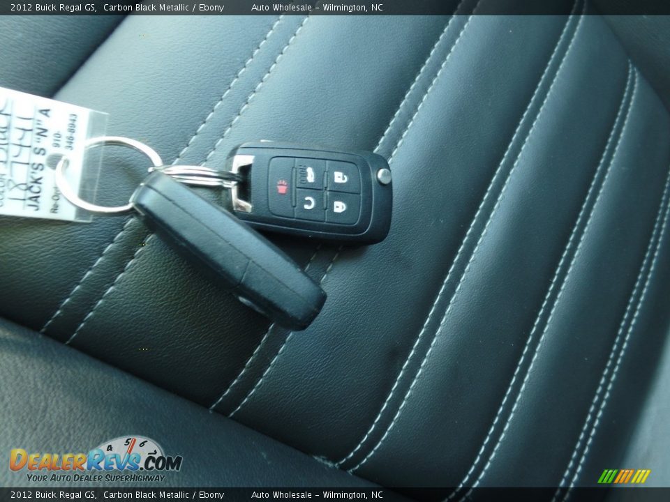2012 Buick Regal GS Carbon Black Metallic / Ebony Photo #20