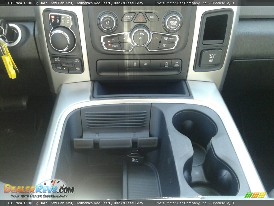 2018 Ram 1500 Big Horn Crew Cab 4x4 Delmonico Red Pearl / Black/Diesel Gray Photo #16