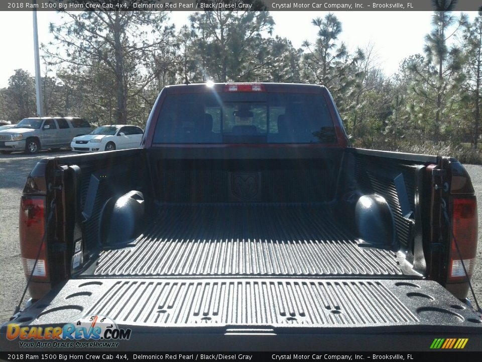 2018 Ram 1500 Big Horn Crew Cab 4x4 Delmonico Red Pearl / Black/Diesel Gray Photo #19