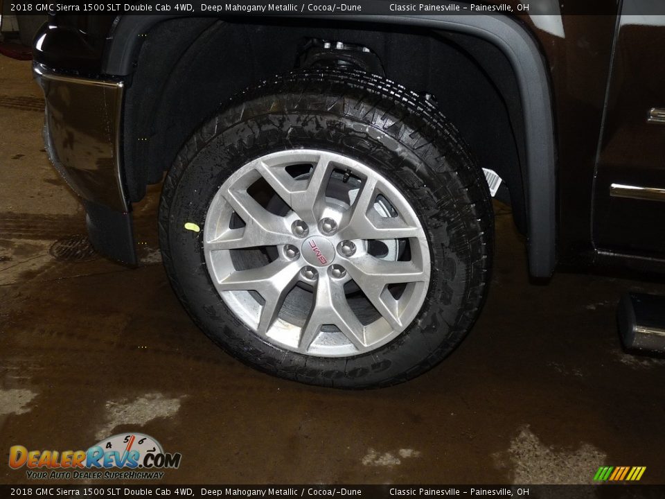 2018 GMC Sierra 1500 SLT Double Cab 4WD Deep Mahogany Metallic / Cocoa/­Dune Photo #5