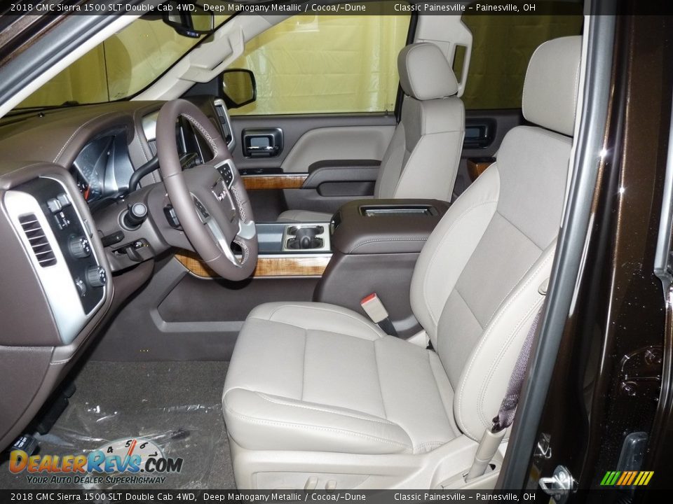 2018 GMC Sierra 1500 SLT Double Cab 4WD Deep Mahogany Metallic / Cocoa/­Dune Photo #6