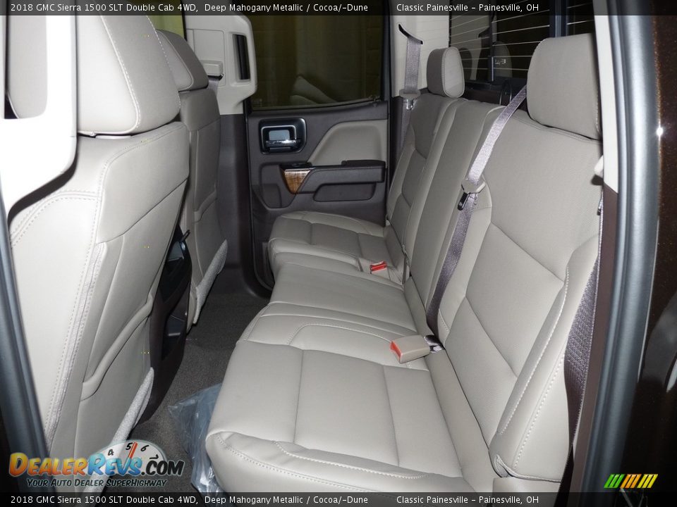 2018 GMC Sierra 1500 SLT Double Cab 4WD Deep Mahogany Metallic / Cocoa/­Dune Photo #7