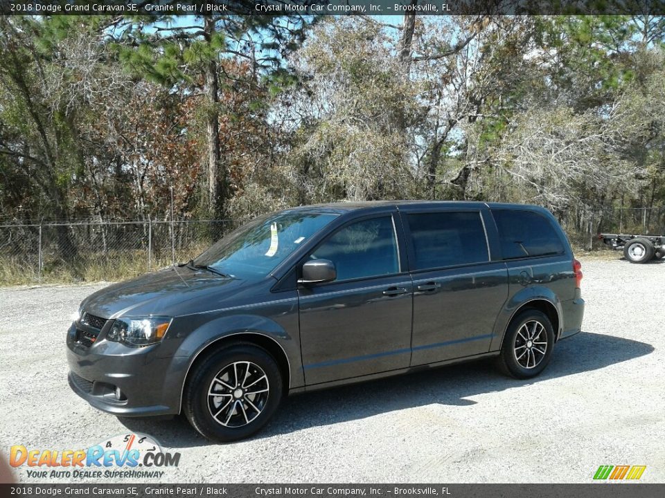 2018 Dodge Grand Caravan SE Granite Pearl / Black Photo #1