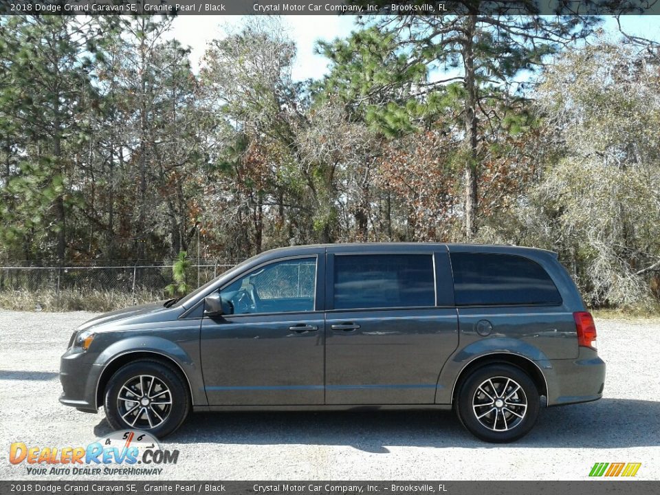 2018 Dodge Grand Caravan SE Granite Pearl / Black Photo #2