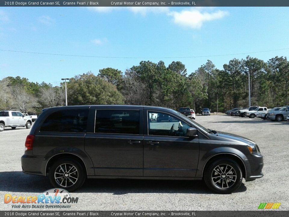 2018 Dodge Grand Caravan SE Granite Pearl / Black Photo #6
