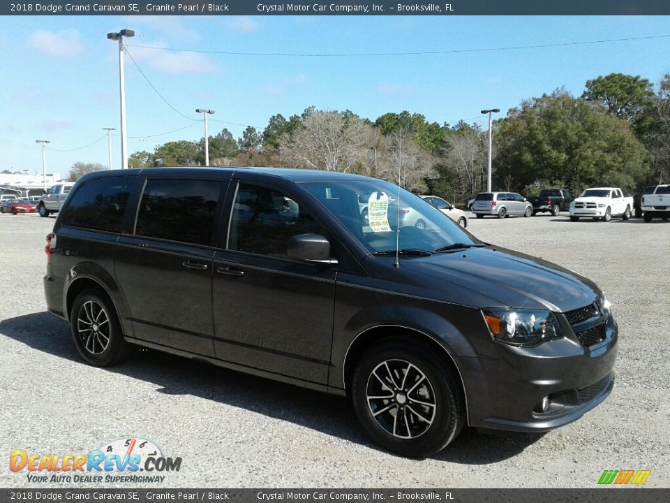 2018 Dodge Grand Caravan SE Granite Pearl / Black Photo #7