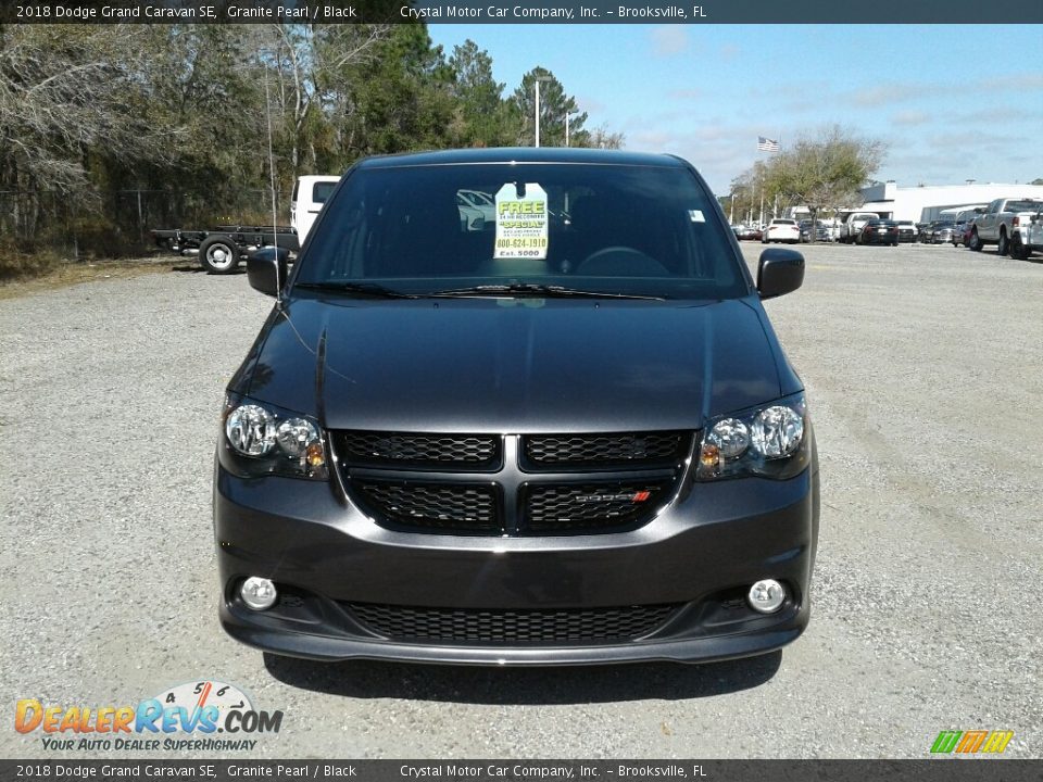 2018 Dodge Grand Caravan SE Granite Pearl / Black Photo #8