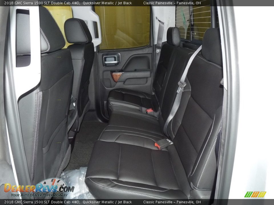 2018 GMC Sierra 1500 SLT Double Cab 4WD Quicksilver Metallic / Jet Black Photo #7