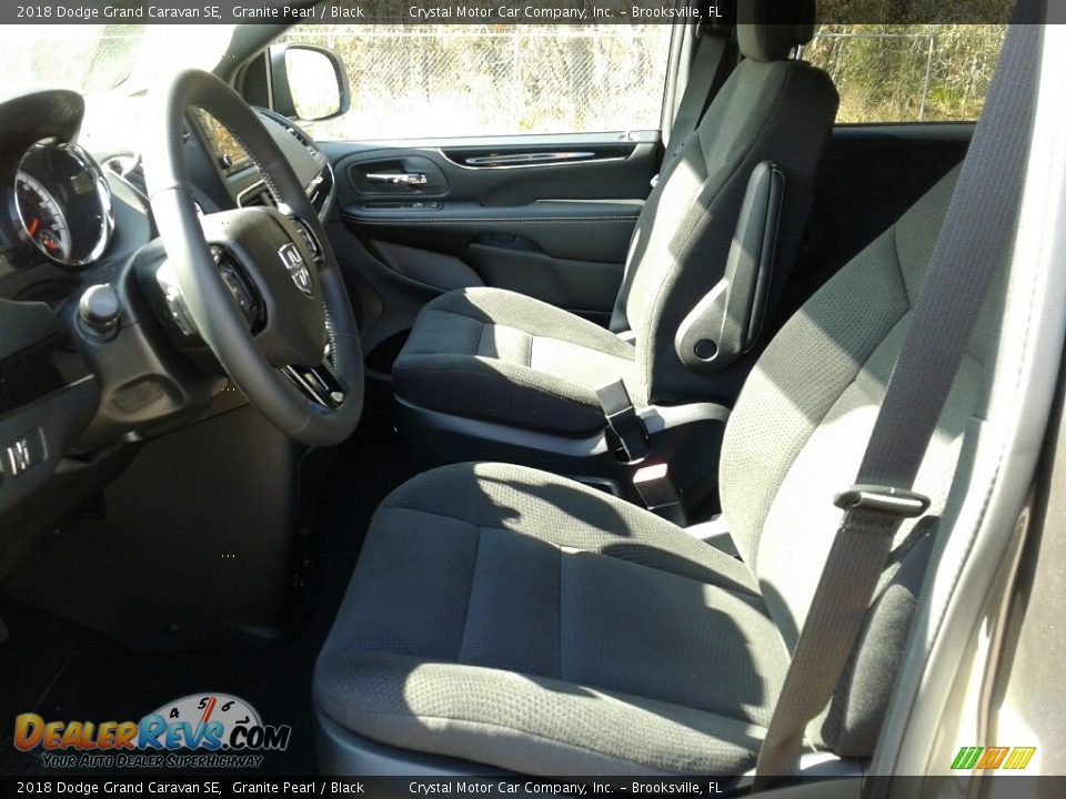 2018 Dodge Grand Caravan SE Granite Pearl / Black Photo #9