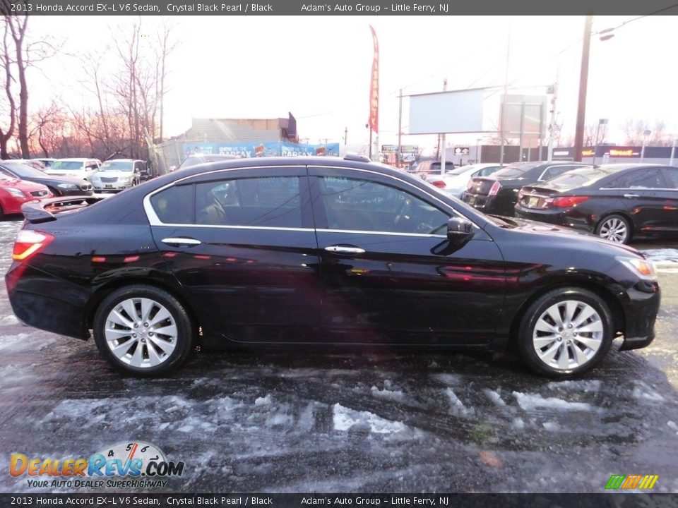 2013 Honda Accord EX-L V6 Sedan Crystal Black Pearl / Black Photo #8