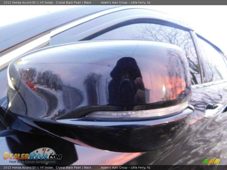 2013 Honda Accord EX-L V6 Sedan Crystal Black Pearl / Black Photo #9