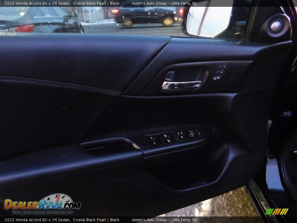 2013 Honda Accord EX-L V6 Sedan Crystal Black Pearl / Black Photo #10