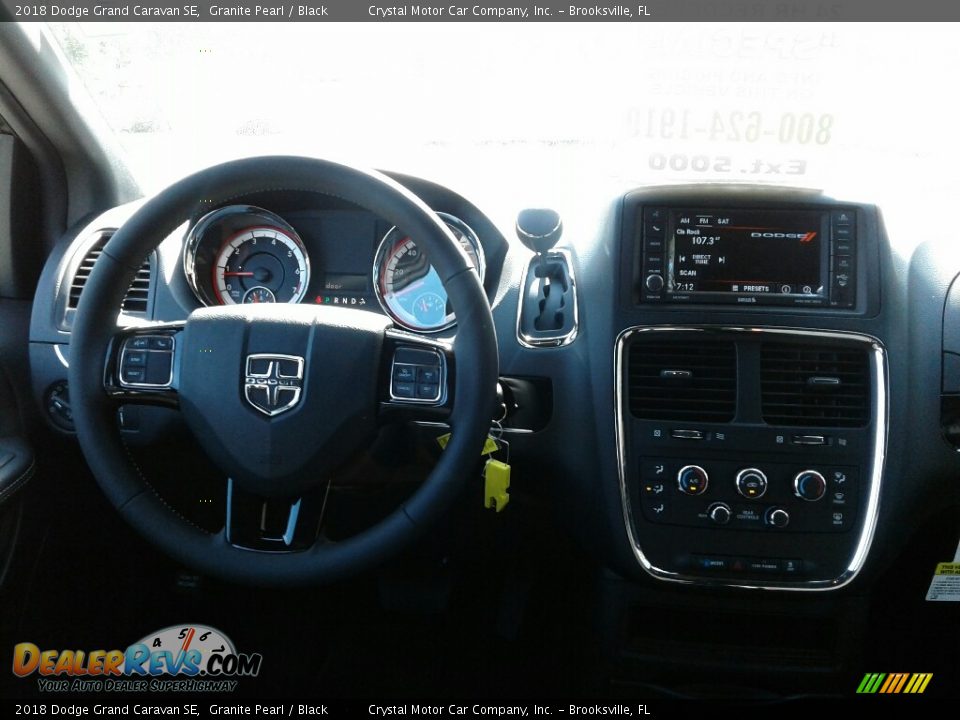 2018 Dodge Grand Caravan SE Granite Pearl / Black Photo #13