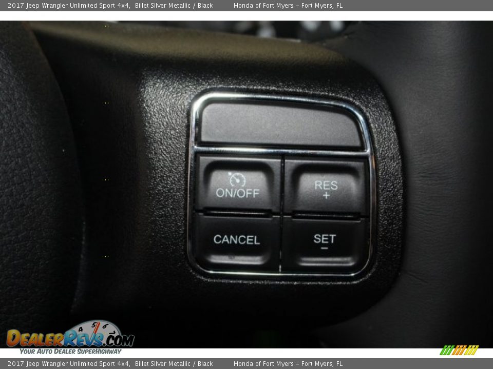 2017 Jeep Wrangler Unlimited Sport 4x4 Billet Silver Metallic / Black Photo #17