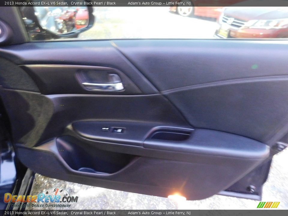 2013 Honda Accord EX-L V6 Sedan Crystal Black Pearl / Black Photo #13