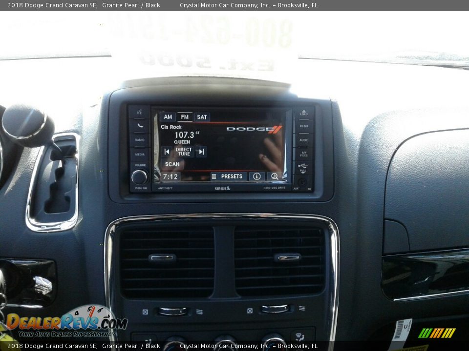 2018 Dodge Grand Caravan SE Granite Pearl / Black Photo #15