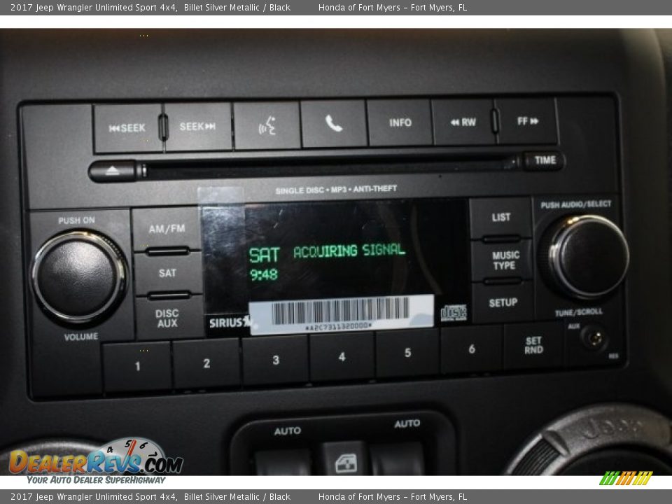 2017 Jeep Wrangler Unlimited Sport 4x4 Billet Silver Metallic / Black Photo #20