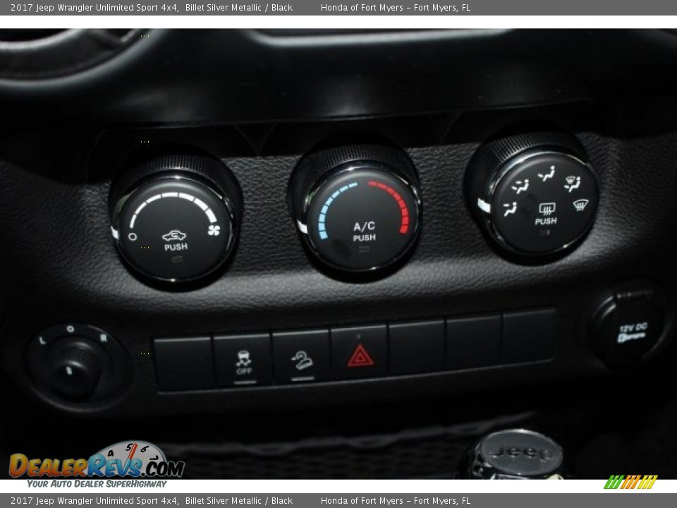 2017 Jeep Wrangler Unlimited Sport 4x4 Billet Silver Metallic / Black Photo #22