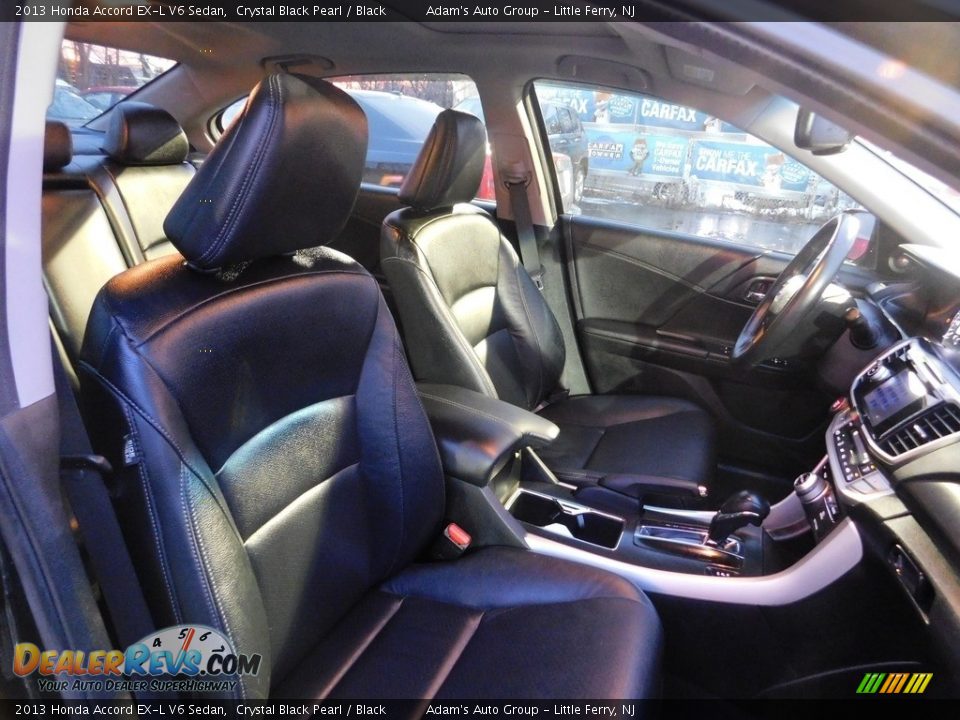 2013 Honda Accord EX-L V6 Sedan Crystal Black Pearl / Black Photo #15