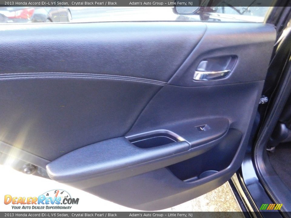2013 Honda Accord EX-L V6 Sedan Crystal Black Pearl / Black Photo #16
