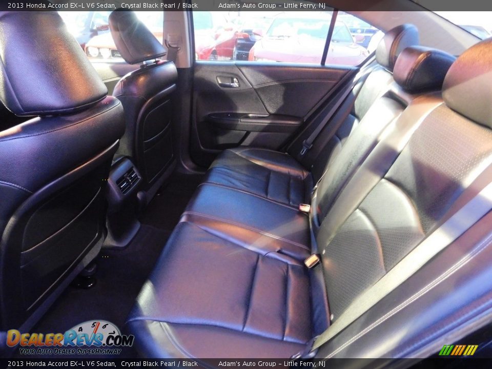 2013 Honda Accord EX-L V6 Sedan Crystal Black Pearl / Black Photo #17