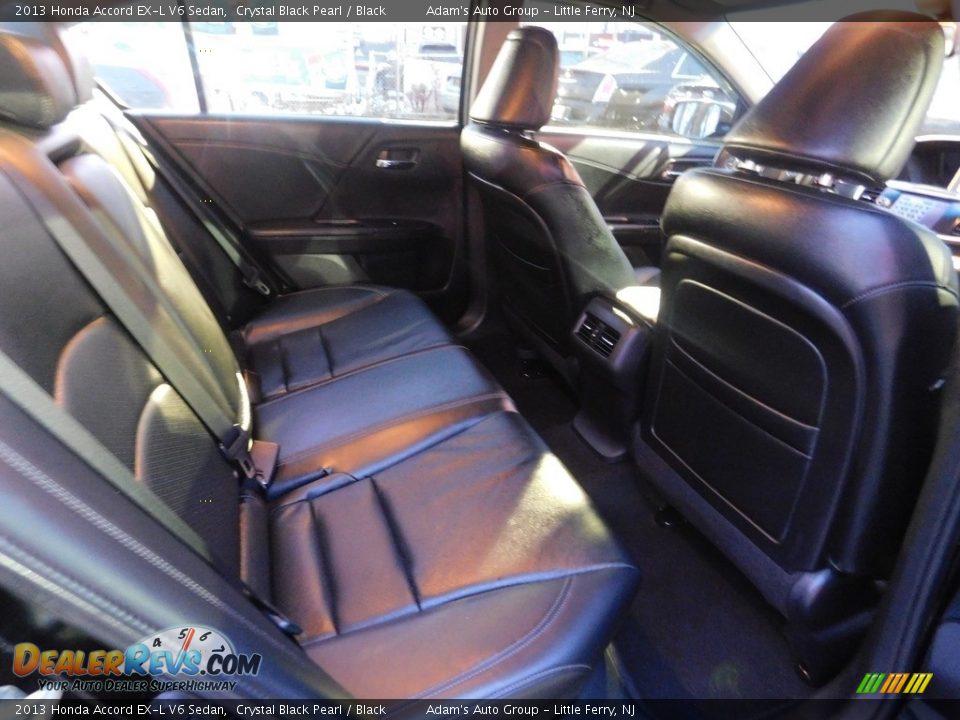 2013 Honda Accord EX-L V6 Sedan Crystal Black Pearl / Black Photo #19