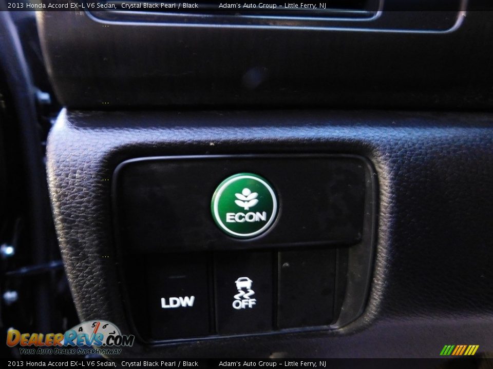 2013 Honda Accord EX-L V6 Sedan Crystal Black Pearl / Black Photo #20