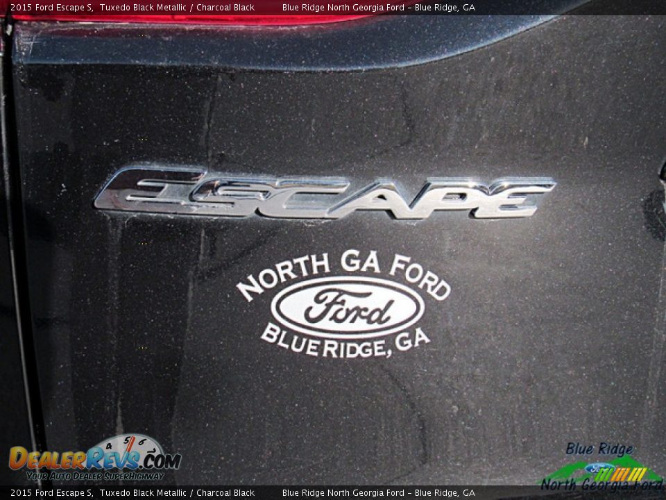 2015 Ford Escape S Tuxedo Black Metallic / Charcoal Black Photo #33