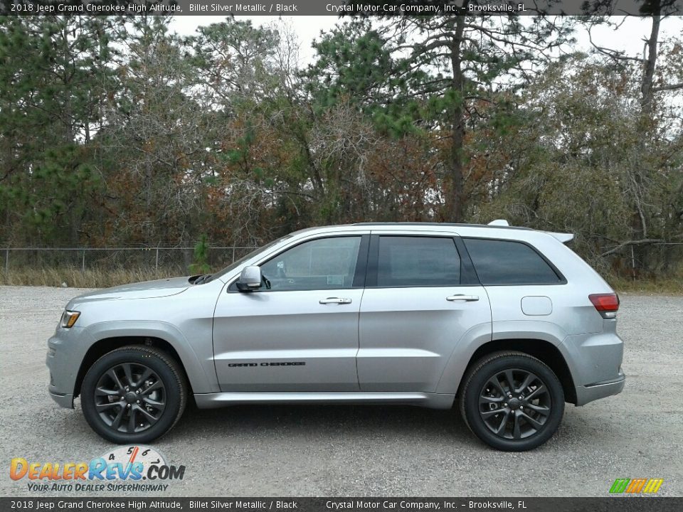 Billet Silver Metallic 2018 Jeep Grand Cherokee High Altitude Photo #2