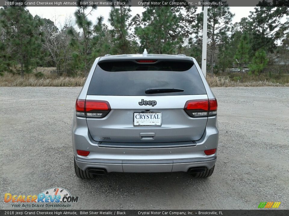 2018 Jeep Grand Cherokee High Altitude Billet Silver Metallic / Black Photo #4