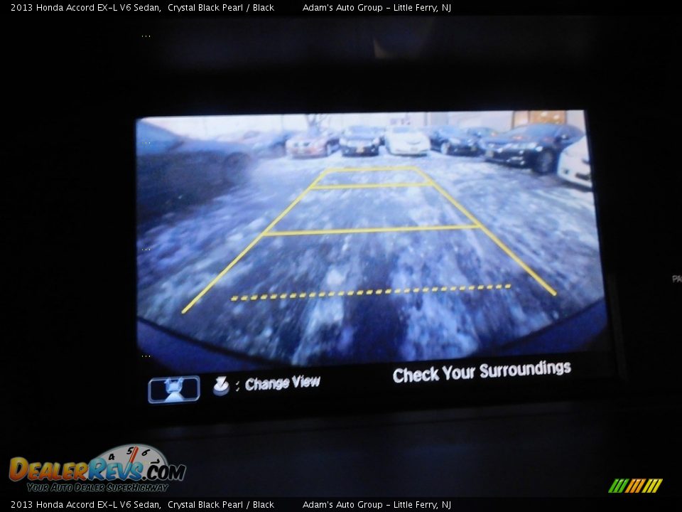 2013 Honda Accord EX-L V6 Sedan Crystal Black Pearl / Black Photo #28