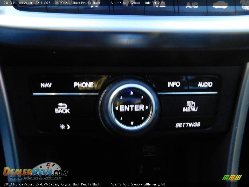 2013 Honda Accord EX-L V6 Sedan Crystal Black Pearl / Black Photo #29
