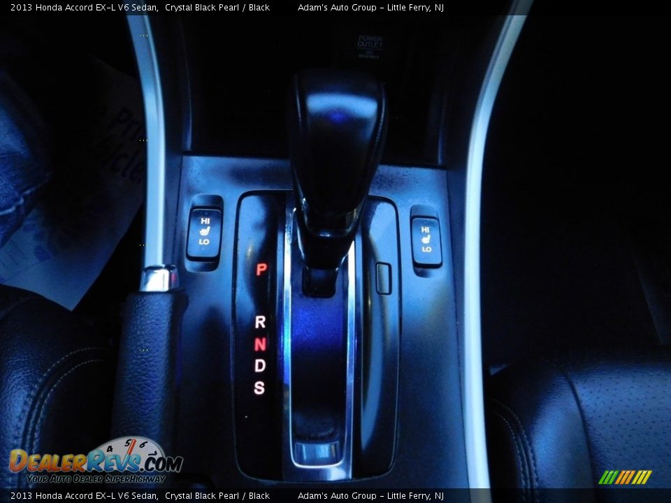 2013 Honda Accord EX-L V6 Sedan Crystal Black Pearl / Black Photo #30