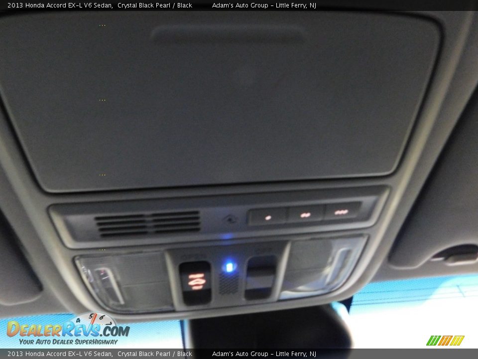 2013 Honda Accord EX-L V6 Sedan Crystal Black Pearl / Black Photo #31