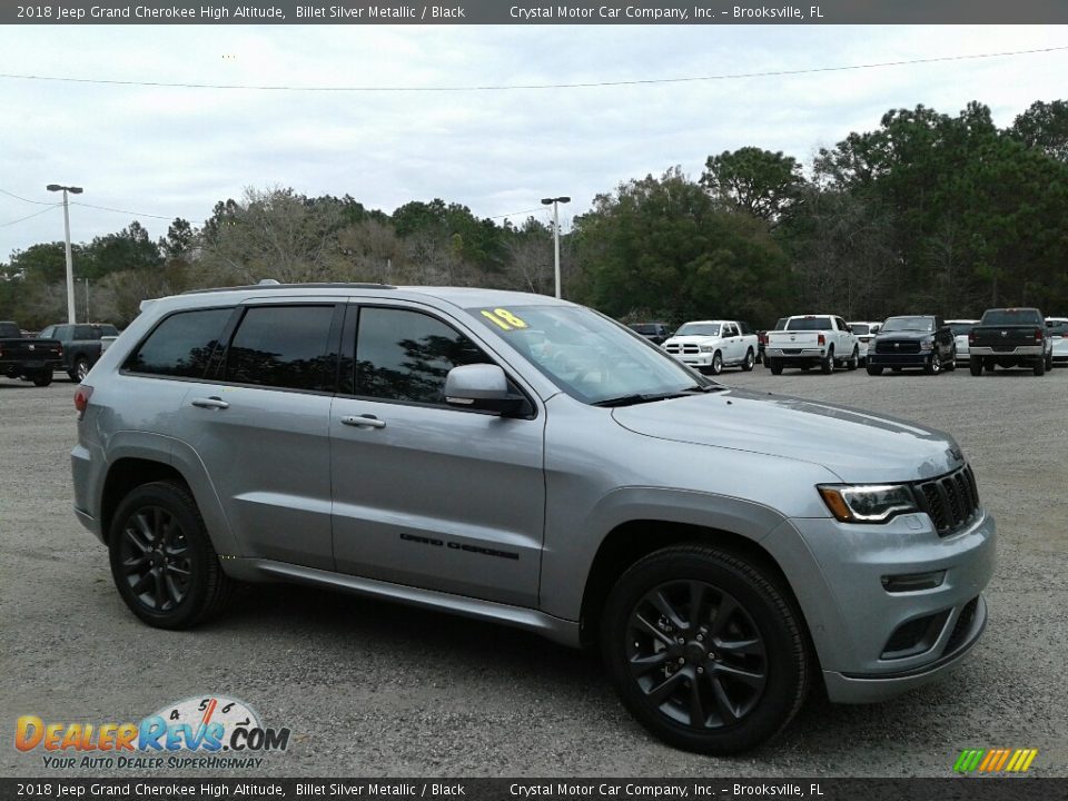 2018 Jeep Grand Cherokee High Altitude Billet Silver Metallic / Black Photo #7