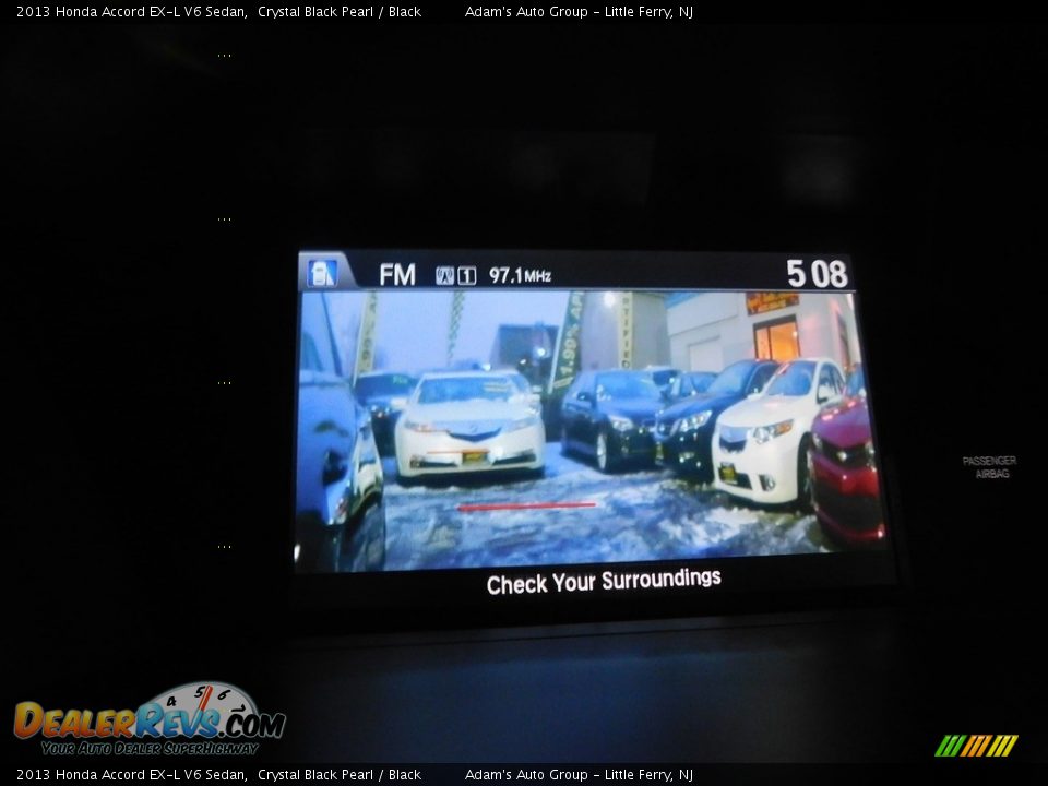 2013 Honda Accord EX-L V6 Sedan Crystal Black Pearl / Black Photo #34