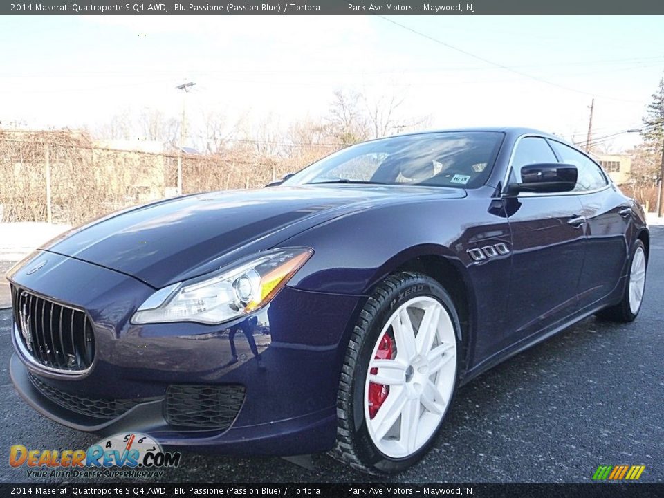 2014 Maserati Quattroporte S Q4 AWD Blu Passione (Passion Blue) / Tortora Photo #1