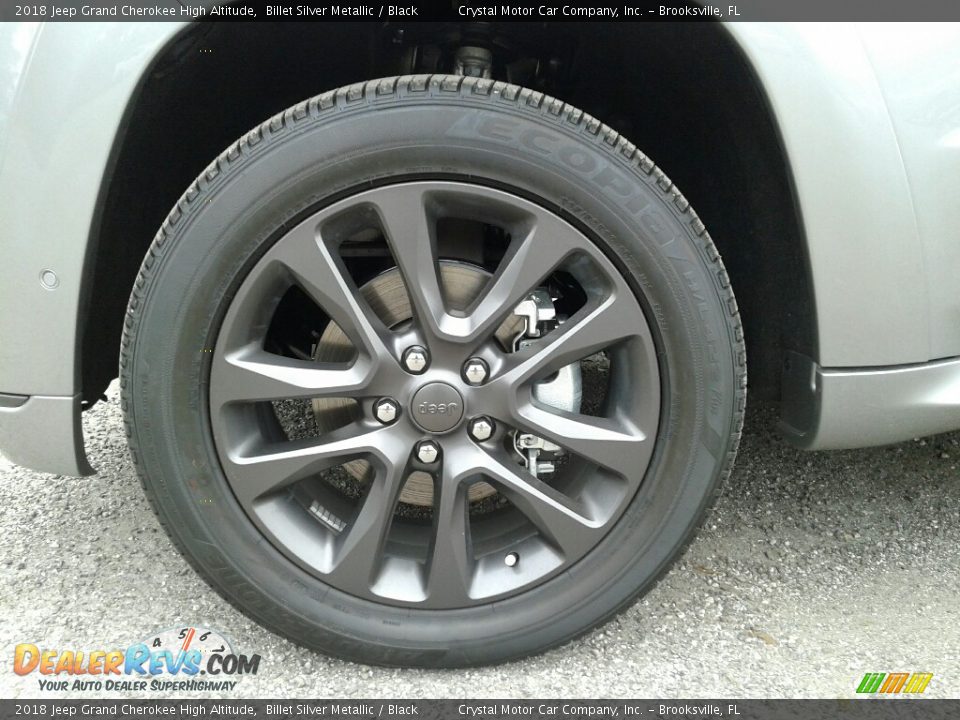 2018 Jeep Grand Cherokee High Altitude Billet Silver Metallic / Black Photo #21