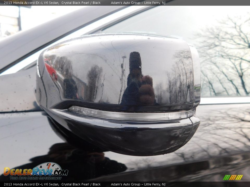 2013 Honda Accord EX-L V6 Sedan Crystal Black Pearl / Black Photo #9