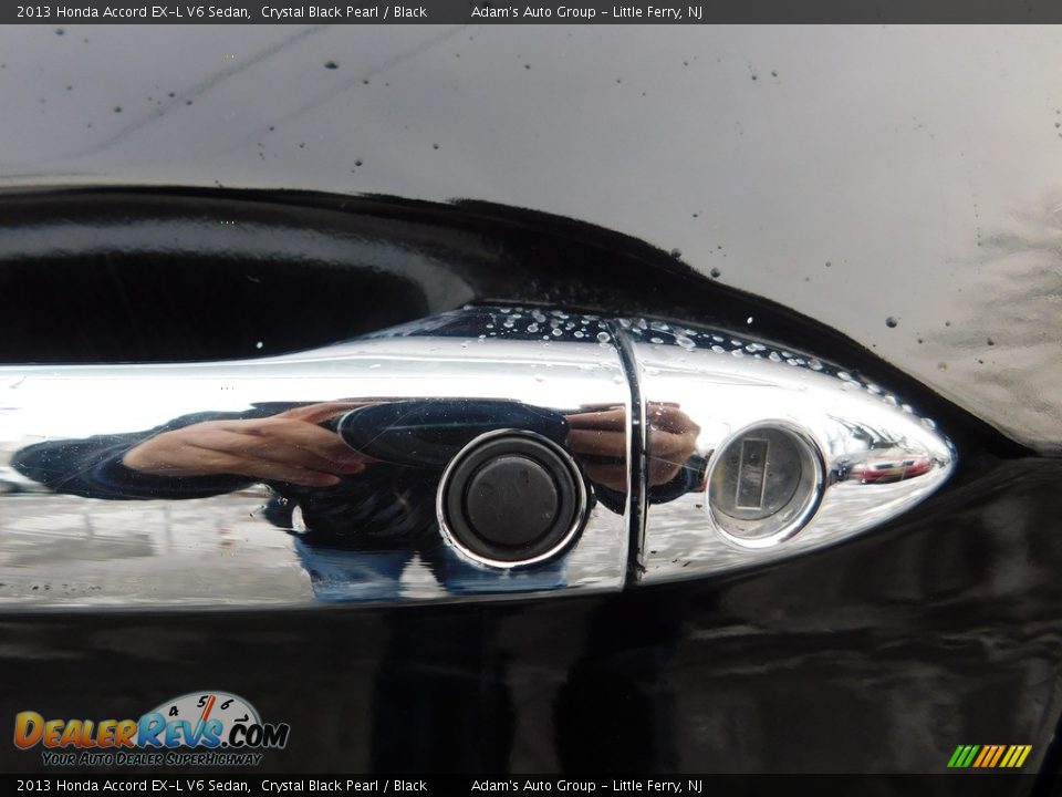 2013 Honda Accord EX-L V6 Sedan Crystal Black Pearl / Black Photo #10