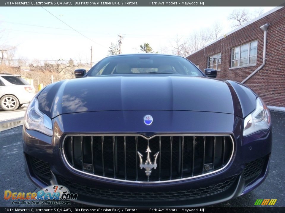 2014 Maserati Quattroporte S Q4 AWD Blu Passione (Passion Blue) / Tortora Photo #9