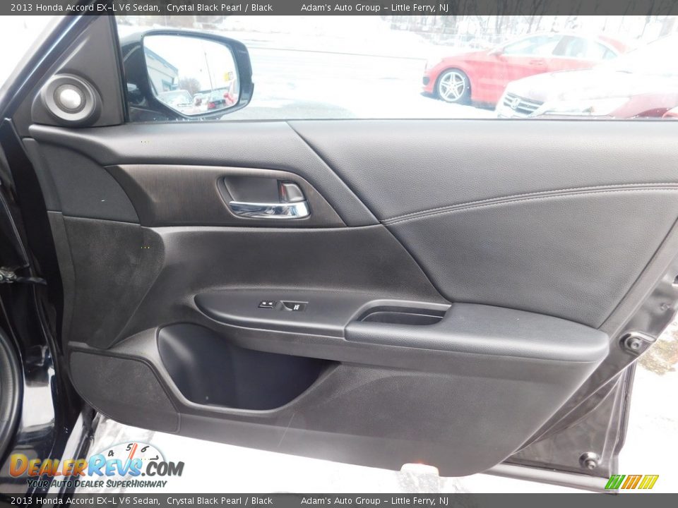 2013 Honda Accord EX-L V6 Sedan Crystal Black Pearl / Black Photo #16