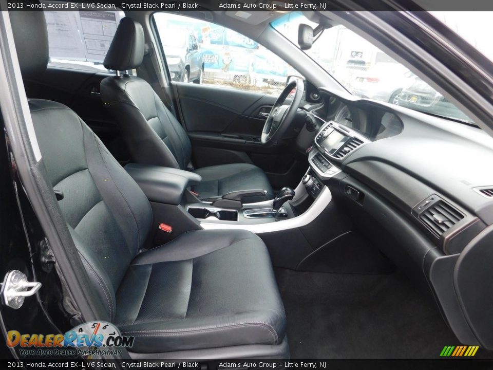 2013 Honda Accord EX-L V6 Sedan Crystal Black Pearl / Black Photo #18